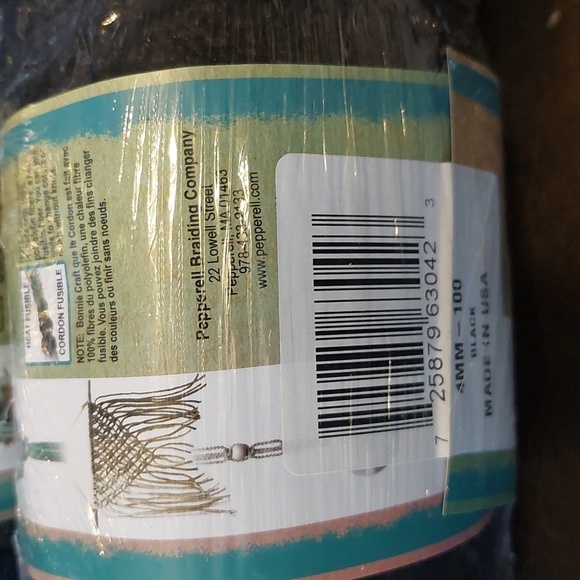 Bonnie Craft Cord yarn Knotting Crafting Weaving Crocheting Knitting 4mm-100yd - Picture 4 of 5